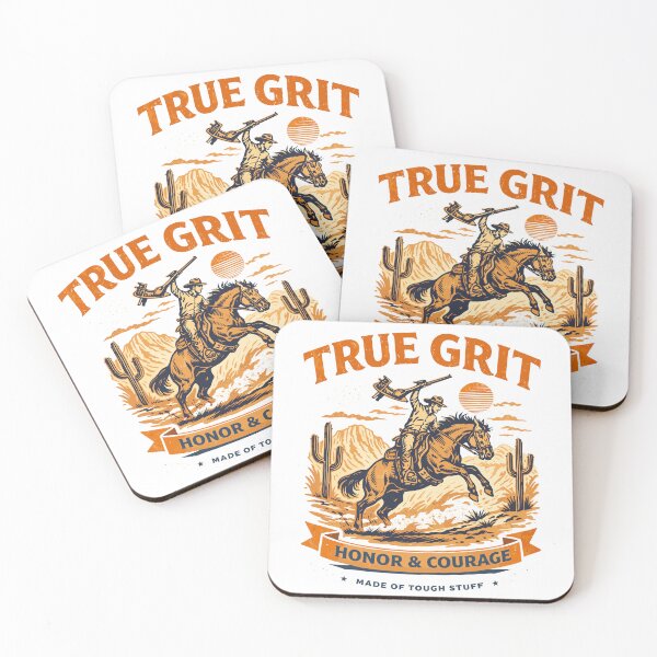 Item preview, True Grit Honor & Courage Poster designed and sold by Matinez Pink.