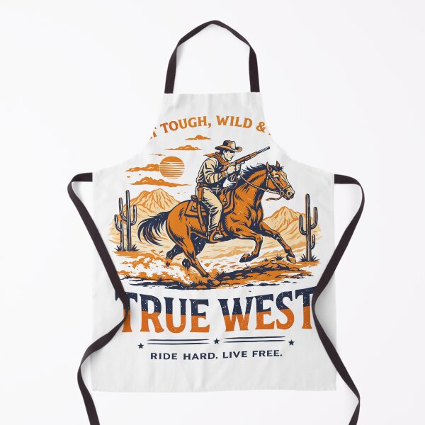 Item preview, True West Built Tough Wild & Free Poster designed and sold by Matinez Pink.