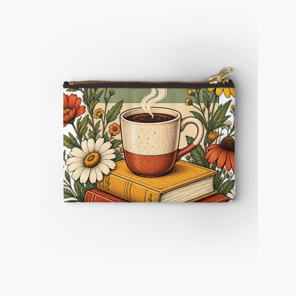 Item preview, Vintage Books and Coffee Graphic T-Shirt | Retro Book Lover Coffee Reader Tee designed and sold by Promoffy.