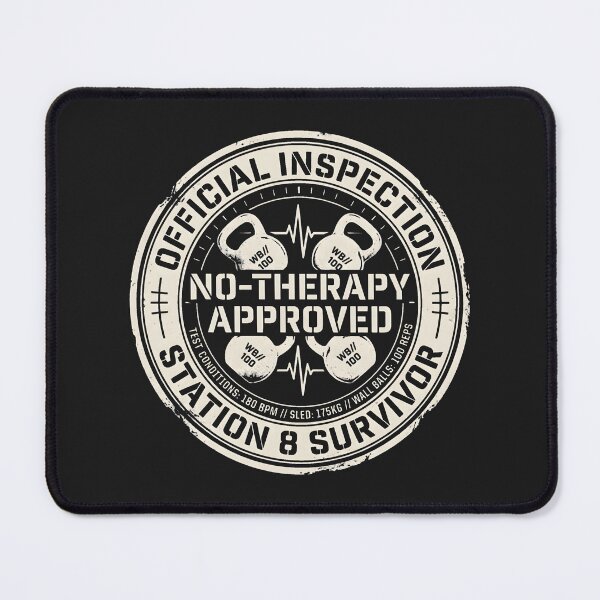 Item preview, Functional Fitness Gym Humor - Station 8 Survivor designed and sold by SplashTastic.