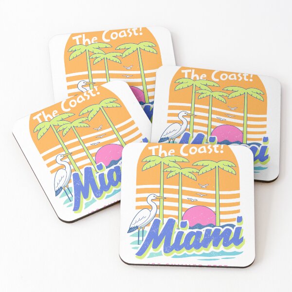 Item preview, Welcome To The Coast Miami 85 Summer Fest Poster designed and sold by Matinez Pink.