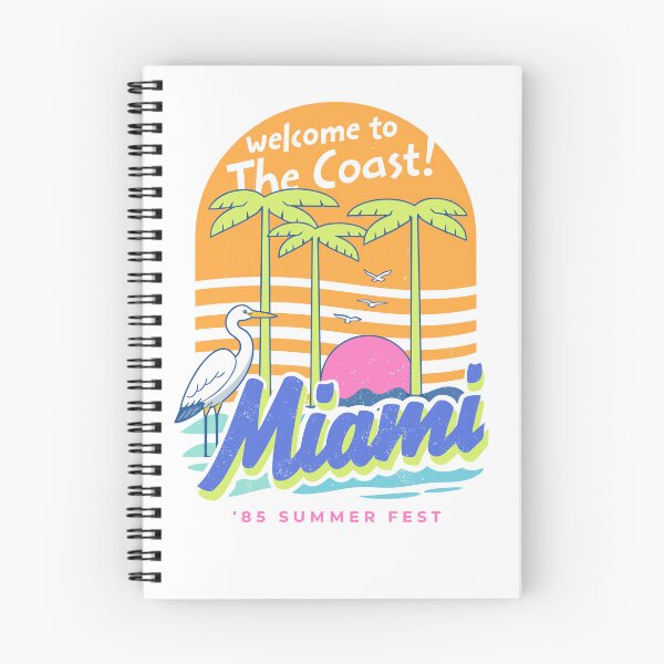 Item preview, Welcome To The Coast Miami 85 Summer Fest Poster designed and sold by Matinez Pink.