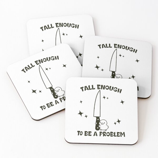 Item preview, Tall Enough to Be A Problem Funny Duck Humor, Funny Duck designed and sold by zarkazman.
