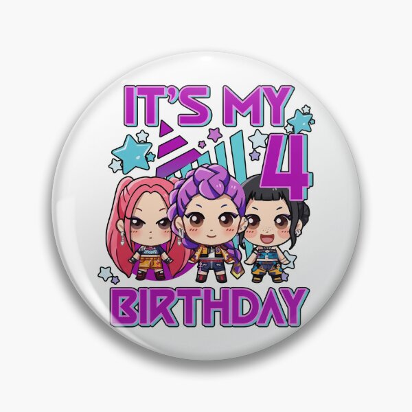 Item preview, It's My 4th Birthday Cartoon designed and sold by WoodwardCarwyn.