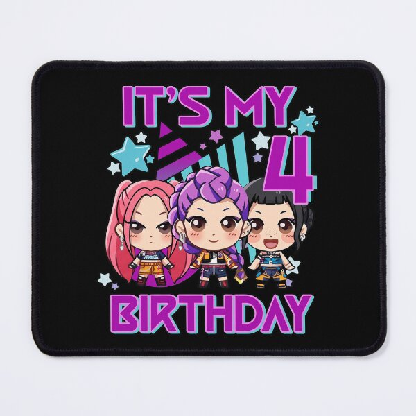 Item preview, It's My 4th Birthday Cartoon designed and sold by WoodwardCarwyn.