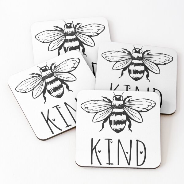 Item preview, Bee Kind - Positive Inspirational Pun designed and sold by Shopeon Designs.