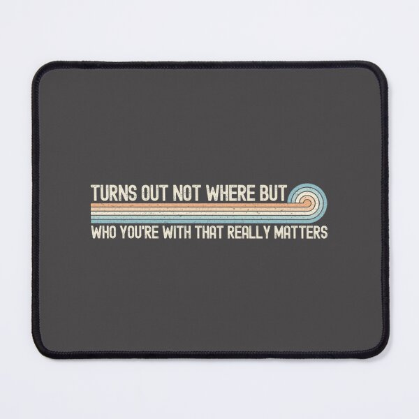 Item preview, Retro Music Stripes Vintage Aesthetic - Turns Out Not Where But Who You'Re With PERFECT GIFT FOR YOU AND FRIENDS designed and sold by luxuryhunters.
