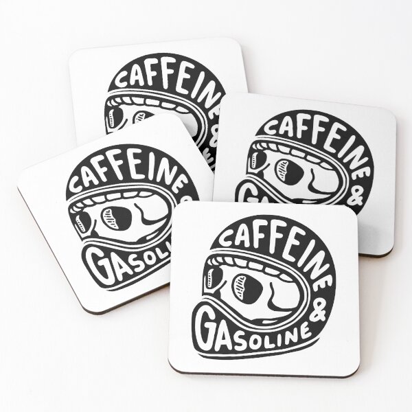 Item preview, Caffeine  Gasoline Helmet  designed and sold by Vintageflys.