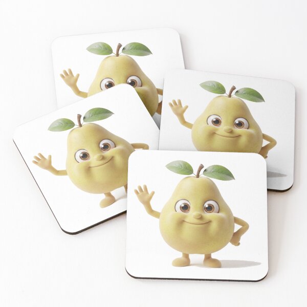 Item preview, Cute Pear Character Tee | Triple Vertex designed and sold by TripleVertex-1.
