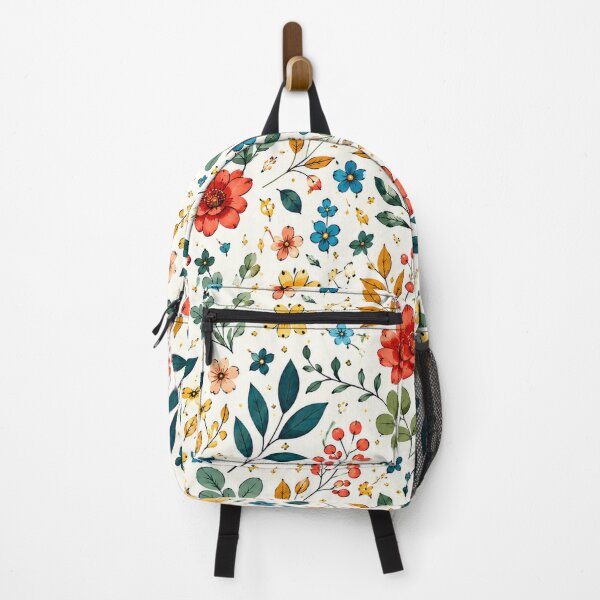 Item preview, Colorful Botanical Floral Pattern – Vintage Wildflower Garden designed and sold by Punch-E415.