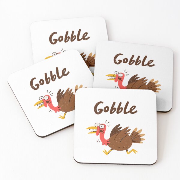 Item preview, Gobble Funny Running Turkey — Thanksgiving Humor Gift designed and sold by Ramona-Gliga.