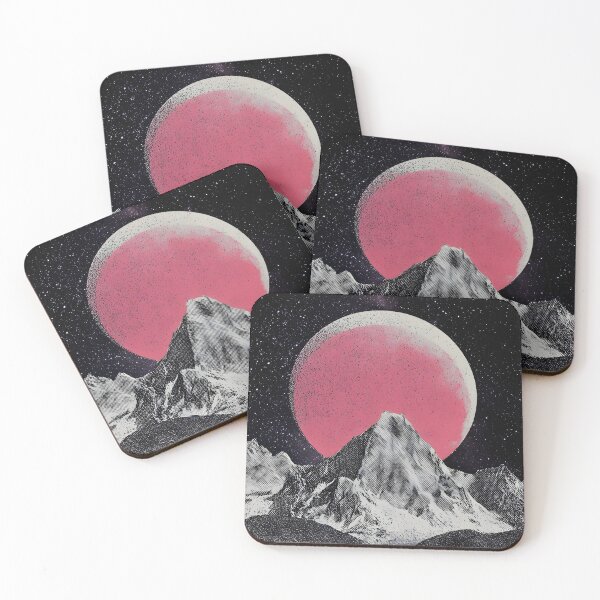 Item preview, Retro pink moon designed and sold by Newrealis.