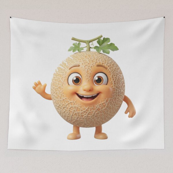 Item preview, Cute Melon Character Tee | Triple Vertex designed and sold by TripleVertex-1.