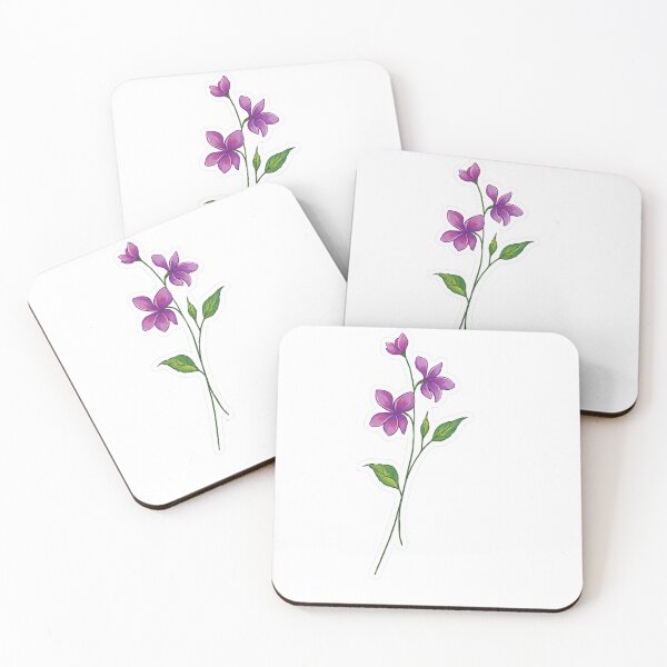 Item preview, Purple Wildflower Botanical Illustration designed and sold by owsam.