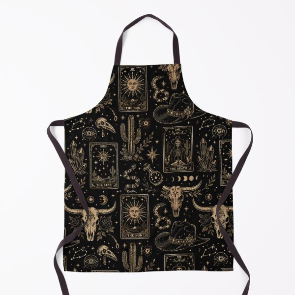 Item preview, Western Gothic Tarot Pattern – Dark Cowboy Aesthetic designed and sold by RJACreative.