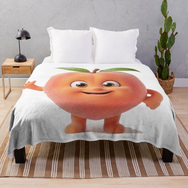 Item preview, Cute Peach Character Tee | Triple Vertex designed and sold by TripleVertex-1.