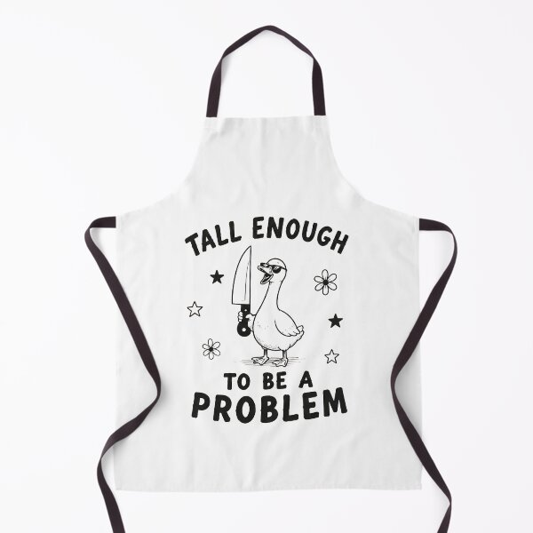 Item preview, Tall Enough to Be A Problem, Funny Goose, Cute Duck Humor, Silly Bird Graphic, Farm Animal Lover designed and sold by zarkazman.
