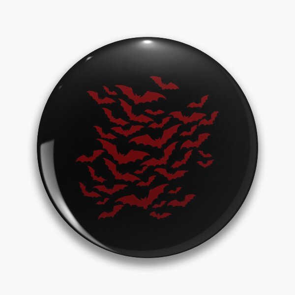 Item preview, Gothic Prints, Red Bats Night Flight designed and sold by Kirei-Lily.