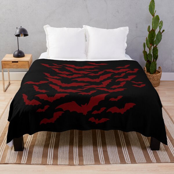 Item preview, Gothic Prints, Red Bats Night Flight designed and sold by Kirei-Lily.