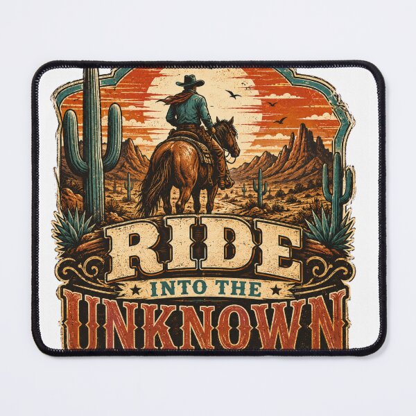 Item preview, Ride Into The Unknown Cowboy designed and sold by CodePaws Creations.