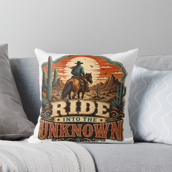 Item preview, Ride Into The Unknown Cowboy designed and sold by CodePaws Creations.