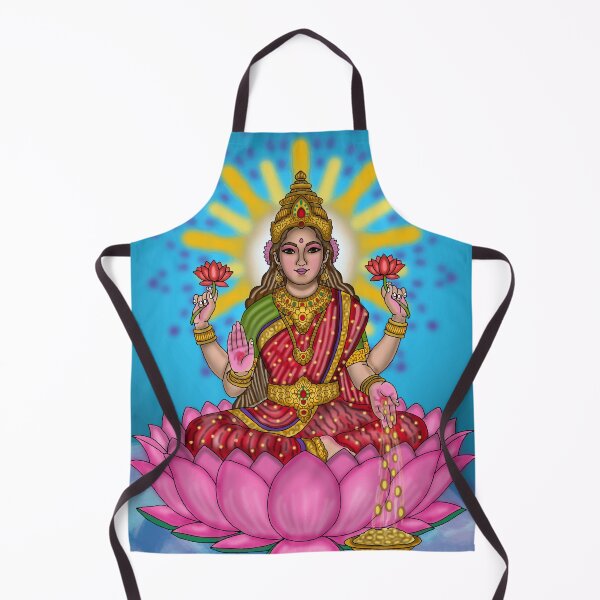 Item preview, Goddess Lakshmi Artwork | Divine Hindu Goddess Digital Illustration designed and sold by Harshit_Digital_Arts.