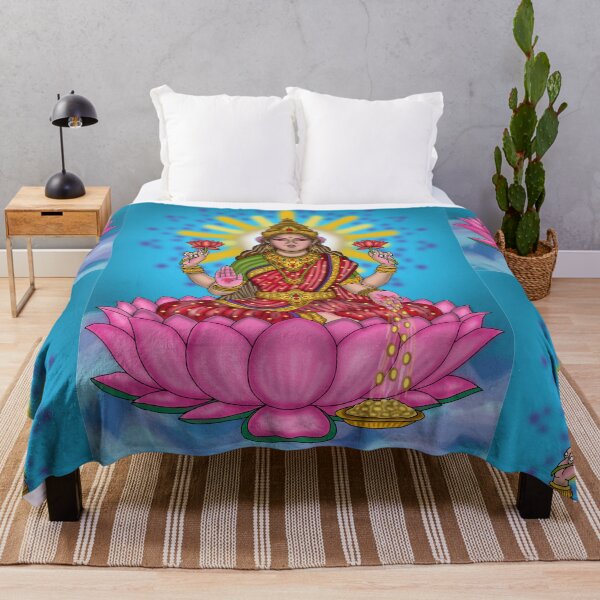 Item preview, Goddess Lakshmi Artwork | Divine Hindu Goddess Digital Illustration designed and sold by Harshit_Digital_Arts.