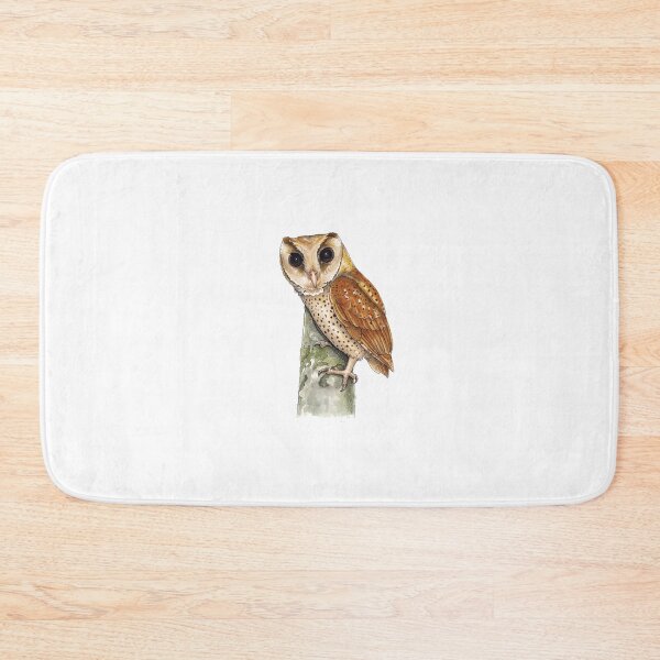 Item preview,  Naturalist's watercolor sketchbook illustration of an Oriental Bay Owl designed and sold by wonderisland.