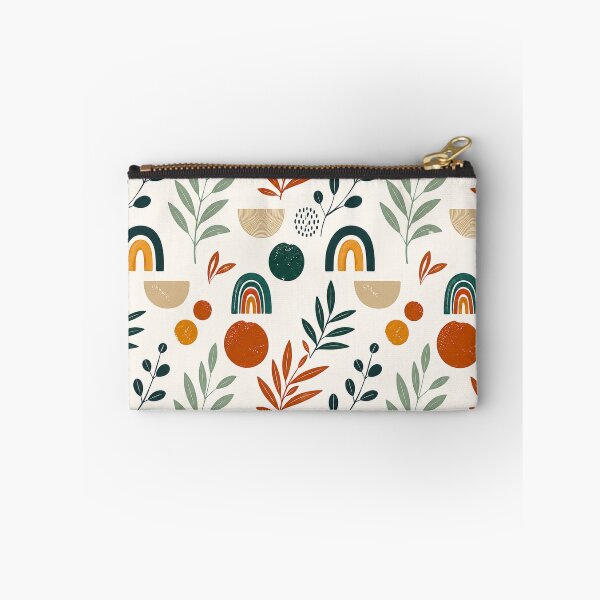 Item preview, Boho Rainbow Botanical Pattern – Modern Earthy Abstract Floral Design designed and sold by Punch-E415.