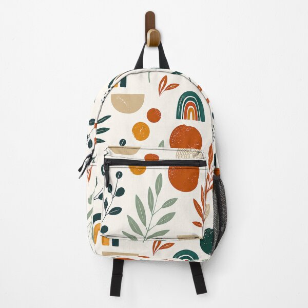 Item preview, Boho Rainbow Botanical Pattern – Modern Earthy Abstract Floral Design designed and sold by Punch-E415.