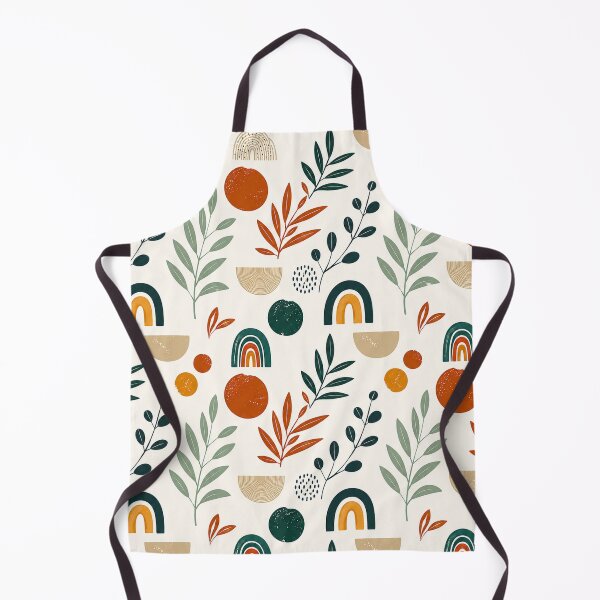 Item preview, Boho Rainbow Botanical Pattern – Modern Earthy Abstract Floral Design designed and sold by Punch-E415.