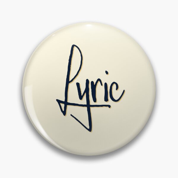 Item preview, LYRIC personalized type design designed and sold by CharlottePlaceArt.