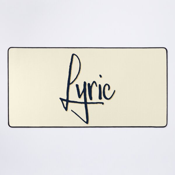Item preview, LYRIC personalized type design designed and sold by CharlottePlaceArt.