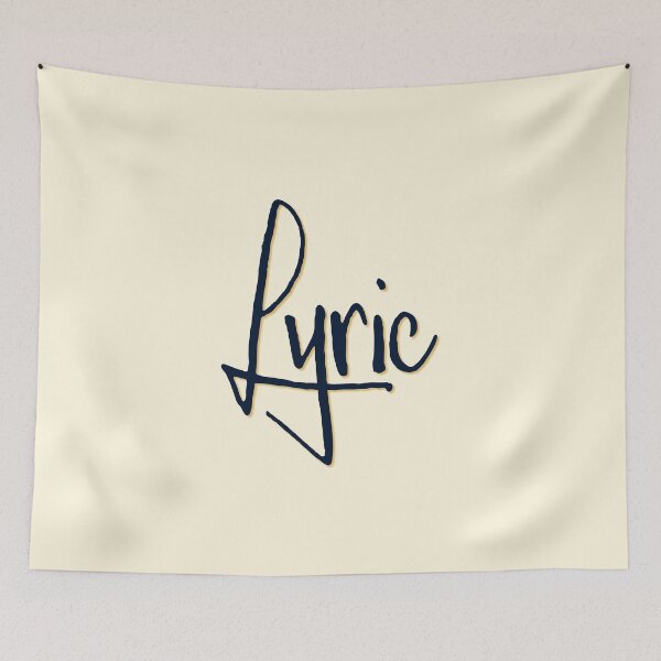Item preview, LYRIC personalized type design designed and sold by CharlottePlaceArt.