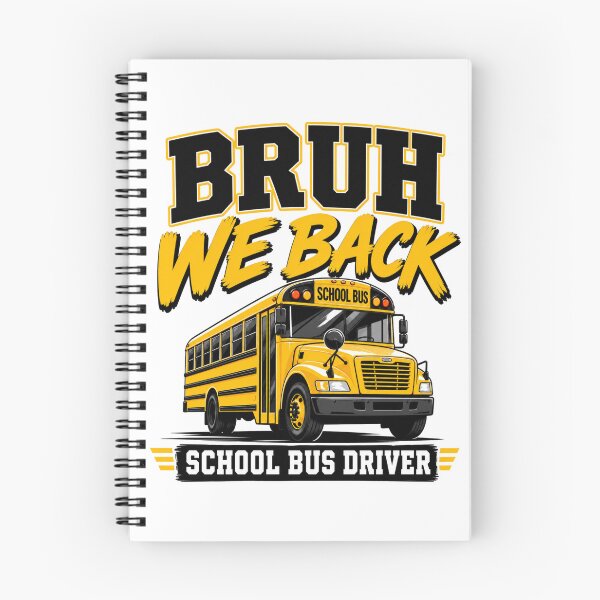 Item preview, Bruh We Back Funny School Bus Driver Back to School  designed and sold by WeirdlyMild.