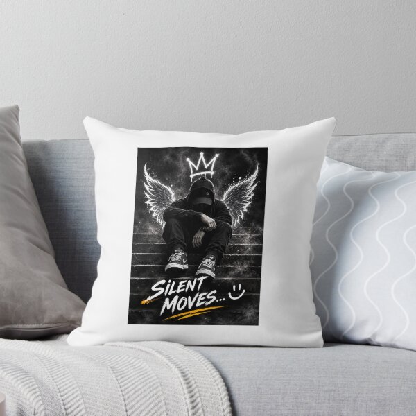 Item preview, Silent Moves | Glowing Angel Wings Hoodie Graphic Art designed and sold by Ak-art-shop.