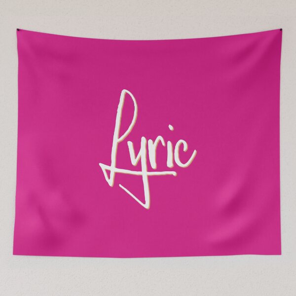 Item preview, LYRIC personalized type design designed and sold by CharlottePlaceArt.