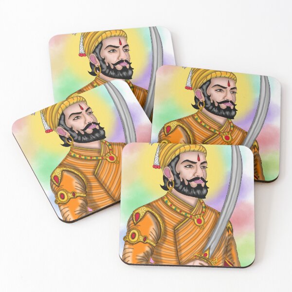 Item preview, Chhatrapati Shivaji Maharaj Artwork | Maratha King Digital Portrait & Indian Heritage Art designed and sold by Harshit_Digital_Arts.