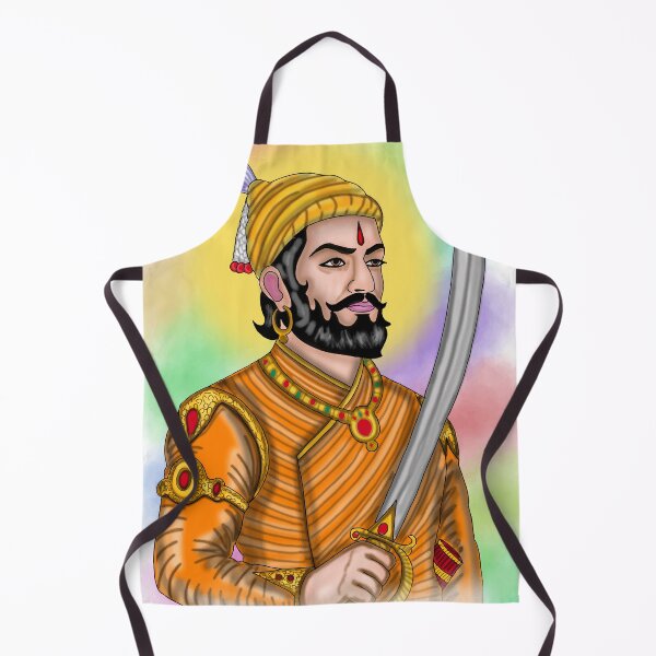 Item preview, Chhatrapati Shivaji Maharaj Artwork | Maratha King Digital Portrait & Indian Heritage Art designed and sold by Harshit_Digital_Arts.