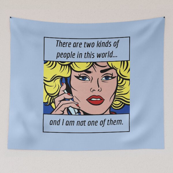 Item preview, pop art print. There are two kinds of people.. designed and sold by hitNmiss.
