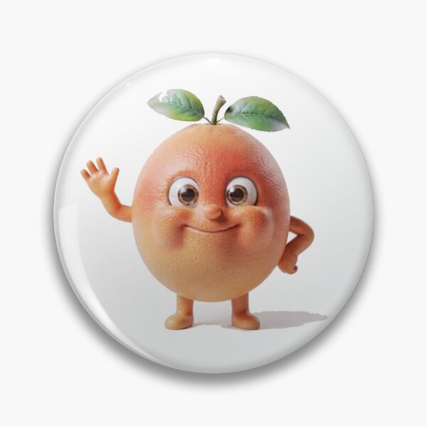 Item preview, Cute Grapefruit Character Tee | Triple Vertex designed and sold by TripleVertex-1.