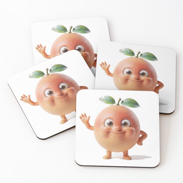 Item preview, Cute Grapefruit Character Tee | Triple Vertex designed and sold by TripleVertex-1.