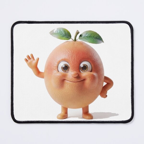 Item preview, Cute Grapefruit Character Tee | Triple Vertex designed and sold by TripleVertex-1.