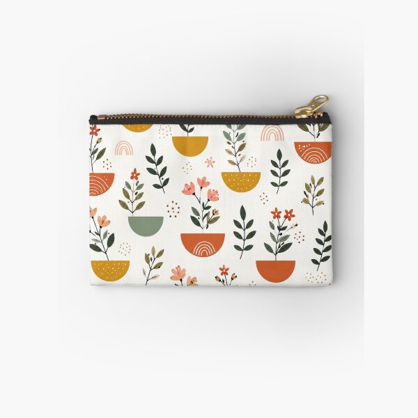 Item preview, Boho Botanical Potted Plants & Wildflowers Pattern designed and sold by Punch-E415.