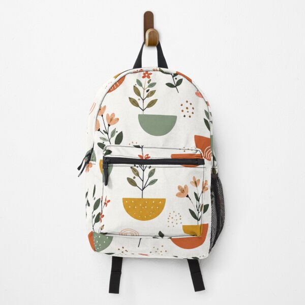 Item preview, Boho Botanical Potted Plants & Wildflowers Pattern designed and sold by Punch-E415.