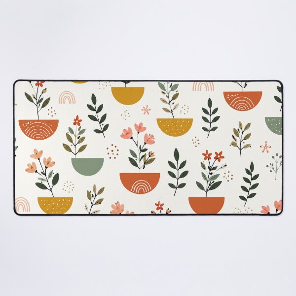 Item preview, Boho Botanical Potted Plants & Wildflowers Pattern designed and sold by Punch-E415.