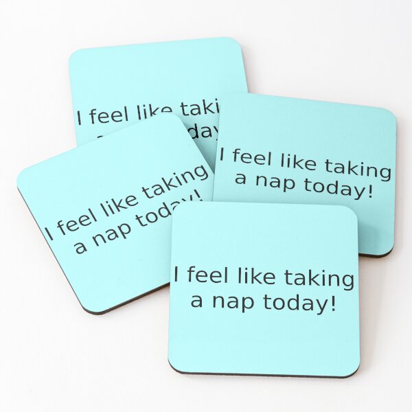 Item preview, I feel like taking a nap today! designed and sold by English Learning.