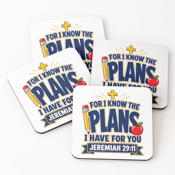 Item preview, For I Know the Plans I Have for You Back to School Christian Teacher designed and sold by WeirdlyMild.