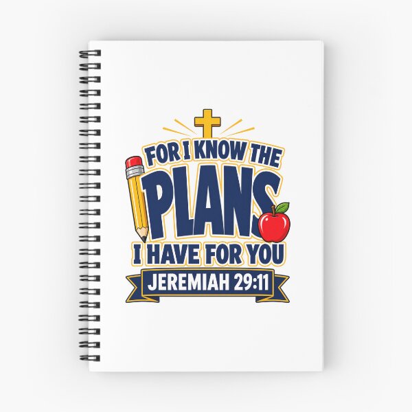 Item preview, For I Know the Plans I Have for You Back to School Christian Teacher designed and sold by WeirdlyMild.