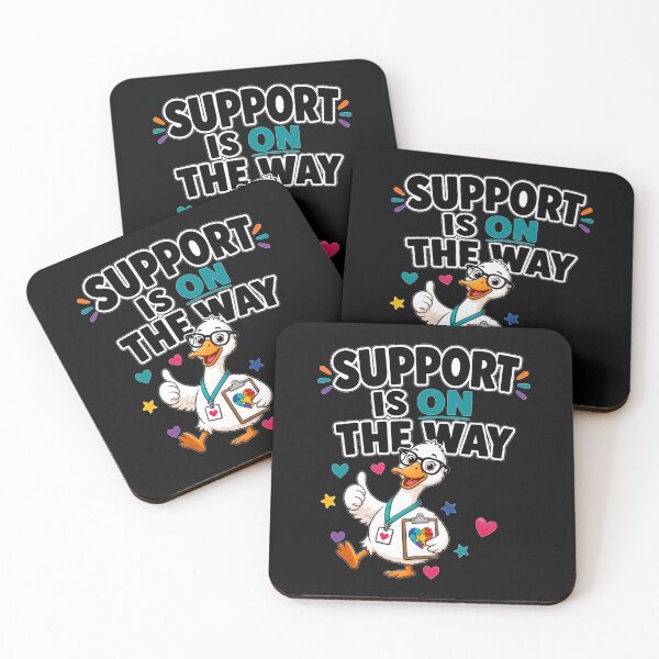 Item preview, Support is On The Way Silly Goose Special Education Teacher designed and sold by WeirdlyMild.